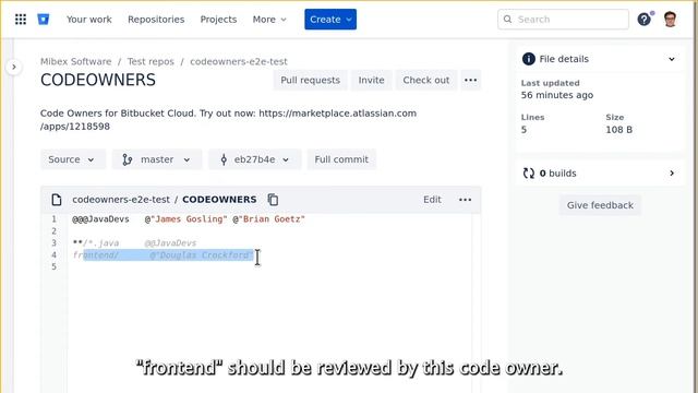 Code Owners for Bitbucket Cloud смотреть онлайн