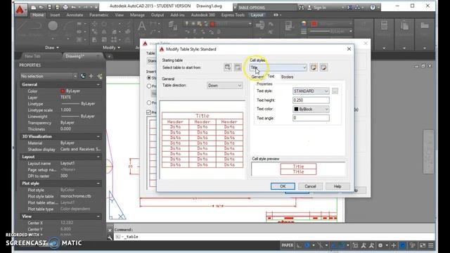 Dessin sur Autocad 2015 - Bullage et création d'un tableau смотреть онлайн