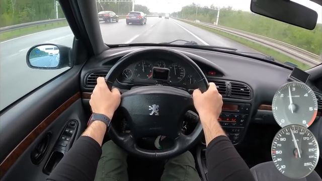 Peugeot 406 2 0 HDI 90 лс Тест драйв без слов смотреть онлайн