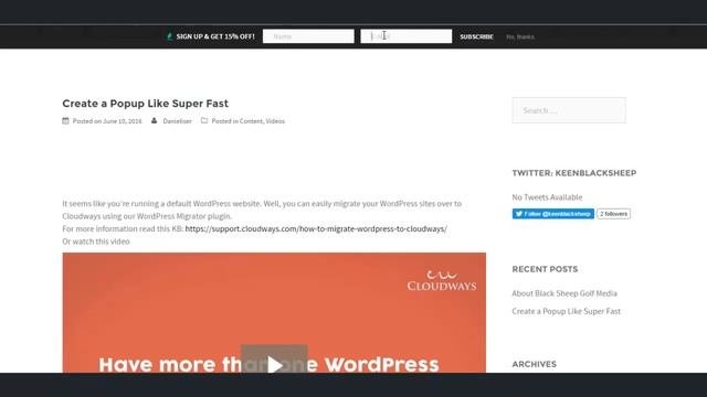 Banner Style Popups with Popup Maker смотреть онлайн