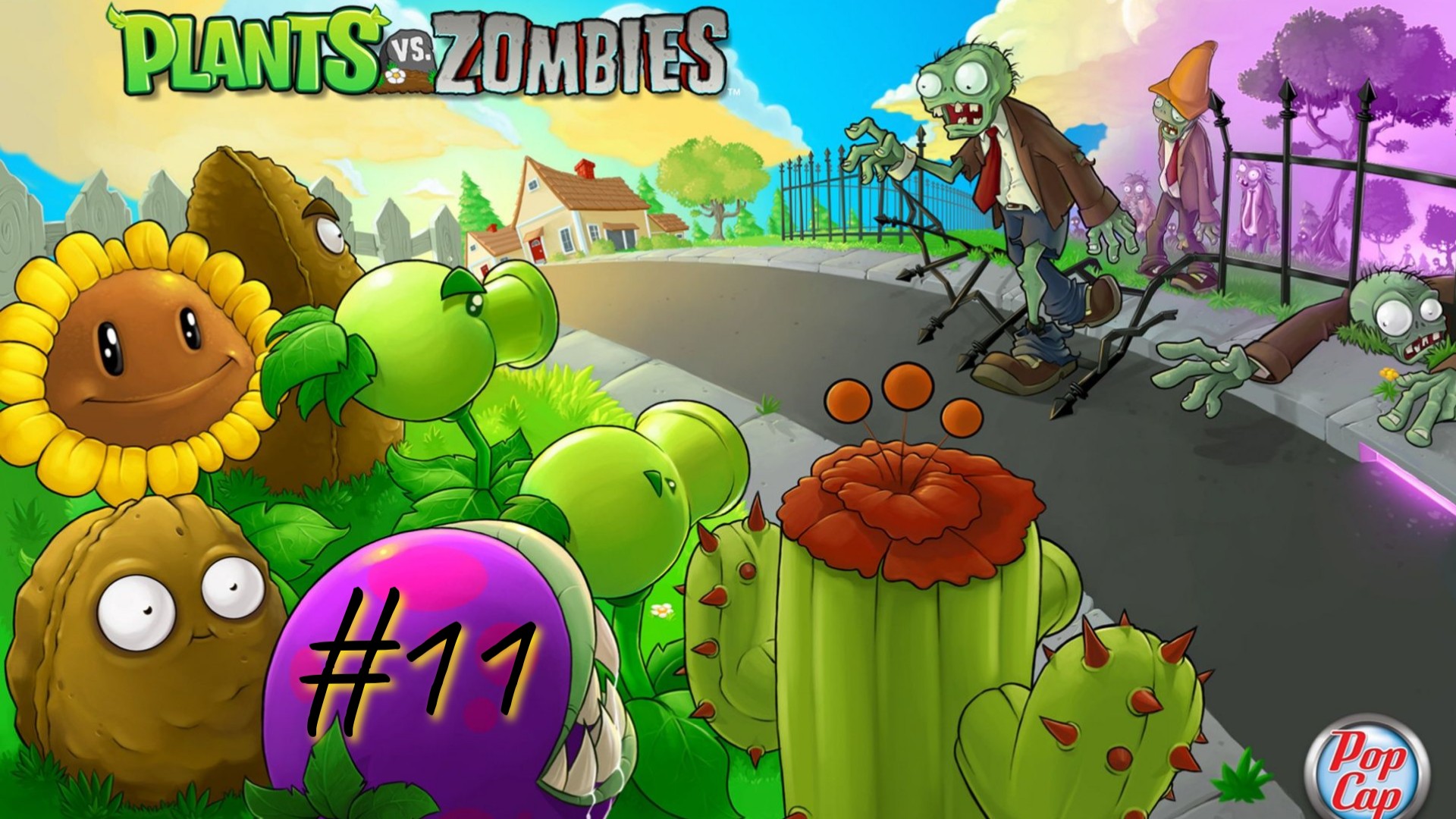 СМОТРИМ МИНИ-ИГРЫ | Plants vs Zombies (Растения против зомби) прохождение #11