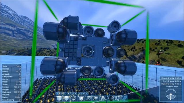 Will it Blend? Spaceships - (sub eng) Space Engineers Creative Ita - Frullatore gigante - Blender смотреть онлайн