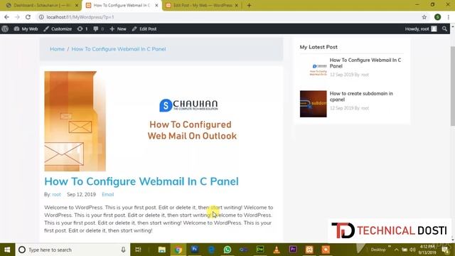 WordPress Tutorials in Hindi Part-4 | How To Create Post, Edit Post And Delete Post смотреть онлайн