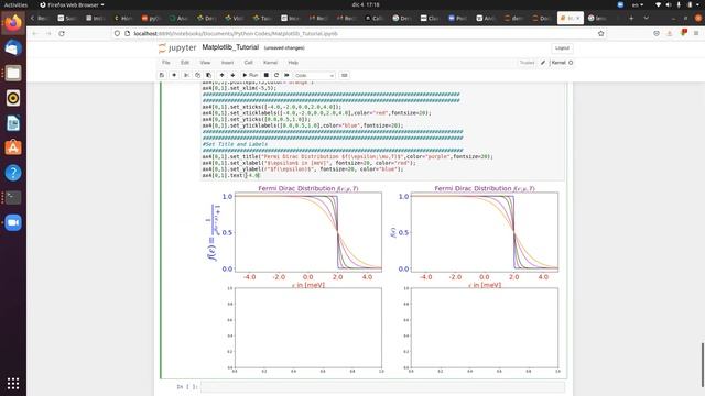 Python Tutorial Department of Physics at Unipamplona: Exploring Matplotlib in 2D and 3D смотреть онлайн