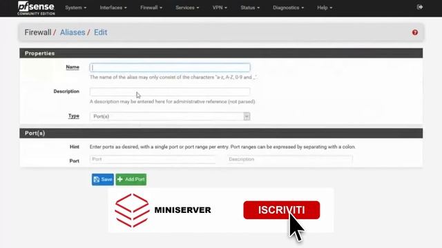 Come Configurare gli Aliases su pfSens смотреть онлайн
