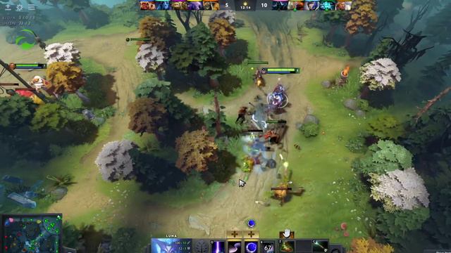 Dota 2 Luna Quick Gameplay. Quick win. смотреть онлайн