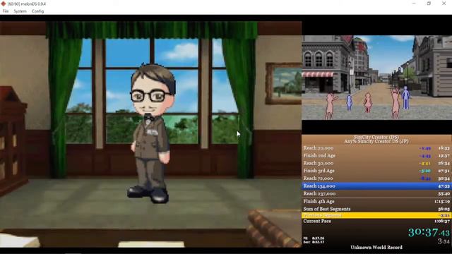SimCity DS 2 Speedrun A10X_J : Any% - 59:34.76 смотреть онлайн