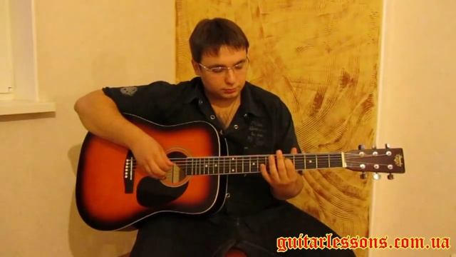 Как настроить гитару на слух. Настройка гитары. смотреть онлайн