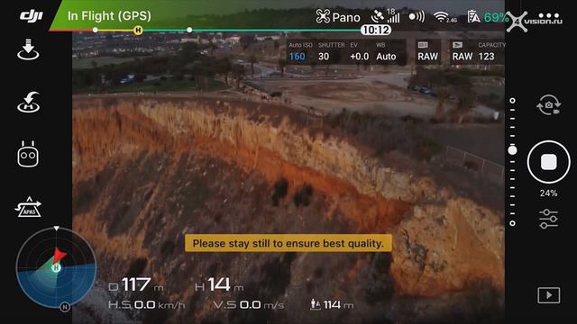 DJI Mavic Air - Часть 6 - Панорамная съемка (на русском)