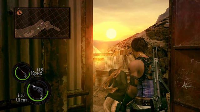 Стреляй в Соски Resident Evil 5 Обитель Зла кооператив прохождение часть 4 смотреть онлайн