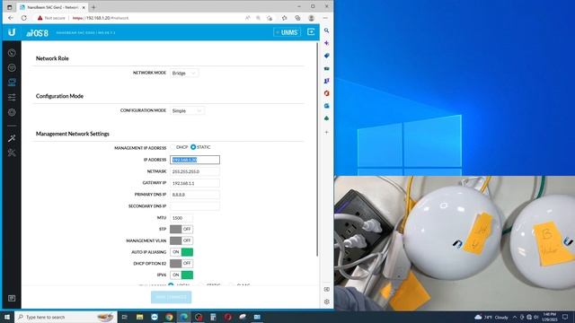 Ubiquiti NanoBeam AC Complete Setup Access Point