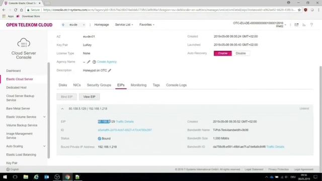 T-Pot / Honeypot aufsetzen auf der Open Telekom Cloud OTC OpenStack Debian смотреть онлайн