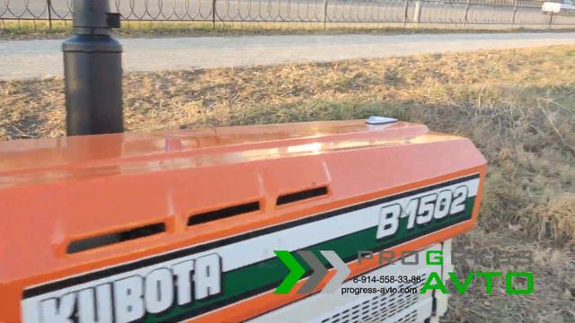 Технические характеристики минитрактора KUBOTA B1502 с фрезой / обзорное видео / прогресс авто смотреть онлайн