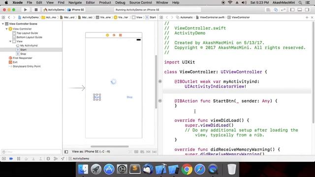 Activity Indicator Tutorial iOS 10 Swift 3 Tutorial смотреть онлайн