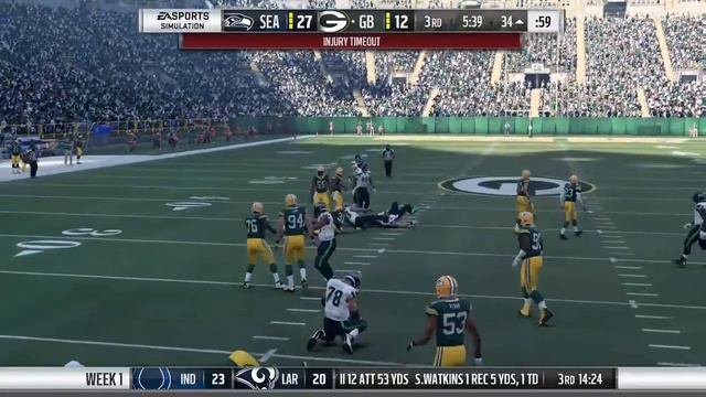 Madden 18 Ragdoll Injury смотреть онлайн