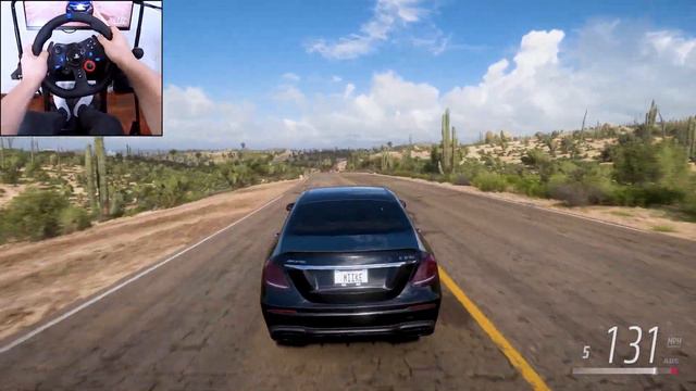 2018 Mercedes-AMG E63 S Forza Horizon 5 Logitech G29 Gameplay смотреть онлайн