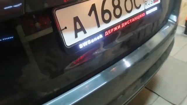 Номерная авторская рамка с ЛЭД подсветкой смотреть онлайн