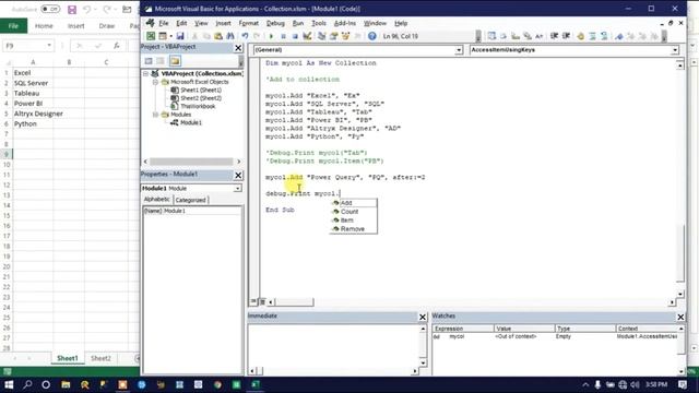 VBA - Collection | Guide to Collection Object in Excel VBA смотреть онлайн