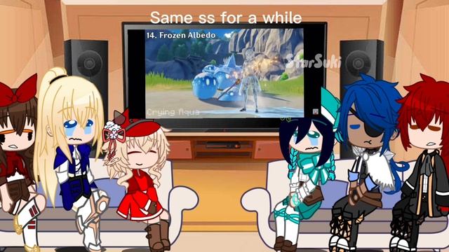 Genshin impact reacts to Albedo||part 2/2 смотреть онлайн