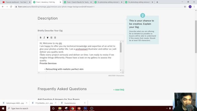ONLINE JOBS Fiverr Gig For Photo Image Background Removal Tutorial смотреть онлайн
