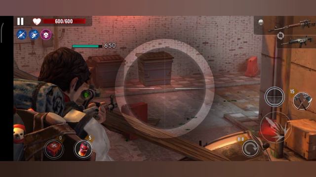 Zombie Hunter. Крышка снайперская. Помощь мирным жителям бежать от зомби орда. #37 смотреть онлайн