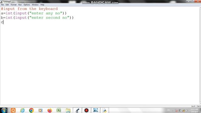 input from keyboard in python , adding two no смотреть онлайн