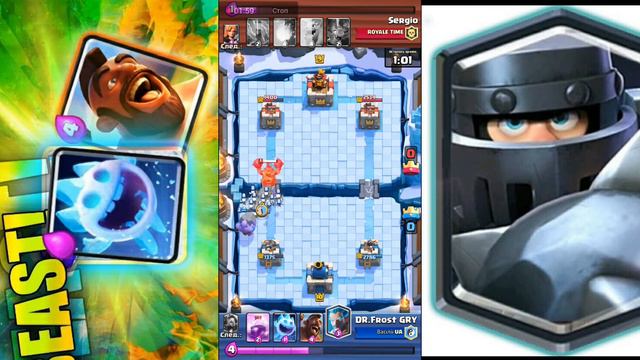 Clash Royale | Мега Рыцарь ！| Хог и Ace спирит смотреть онлайн