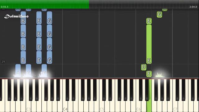 Naruto Ost Tenten Theme Piano Tutorial смотреть онлайн