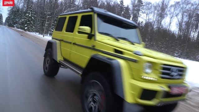 Mercedes-Benz G 500 4x4² — тест-драйв с Павлом Кариным смотреть онлайн