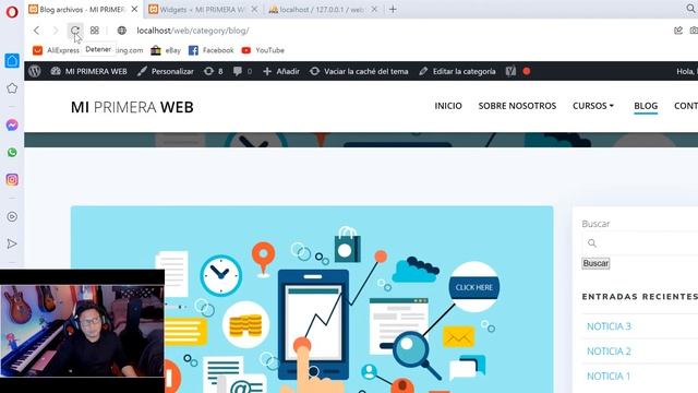 ?19 Cómo Insertar Widgets en Página de WordPress смотреть онлайн