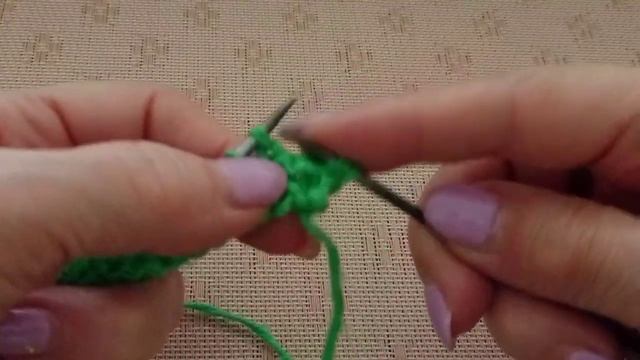 Самый простой теневой узор спицами. смотреть онлайн