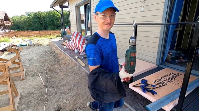 Крыльца своими руками. Часть 2. Настил и поручни. смотреть онлайн