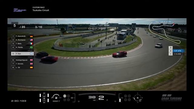 GT SPORT 720x1280p 60hz HBD NS1 (Visual Suite & Tsukuba Race) смотреть онлайн