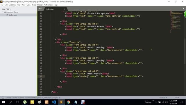 Bootstrap 4 - responsive E-commerce Add product form Bangle tutorial Full смотреть онлайн