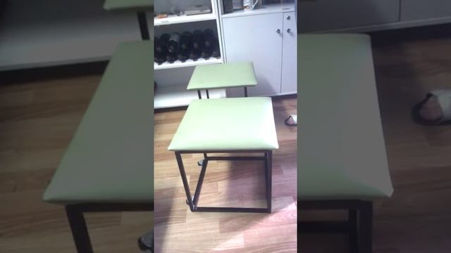Пуф трансформер раскладной в 5 табуретов/стульев. Схема сборки ЧАСТЬ 1. смотреть онлайн