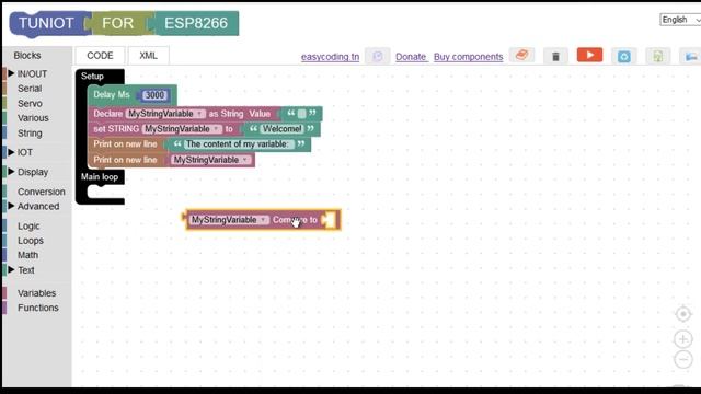 NodeMcu (ESP8266) Tutorial A-13: The String object смотреть онлайн