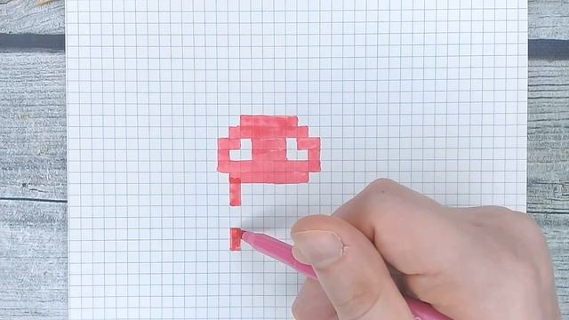 Рисовать по клеточкам МЕДУЗУ / Рисунки Лайк АРТ смотреть онлайн