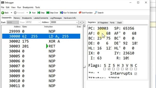 #33: Z80 Assembly - Secret uses for XOR A and OR A (Sinclair ZX Spectrum) смотреть онлайн