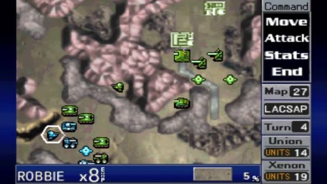 Во что поиграть? ? Nectaris Military Madness ? Прохождение / Ps1 gameplay сложная новая кампания #4 смотреть онлайн