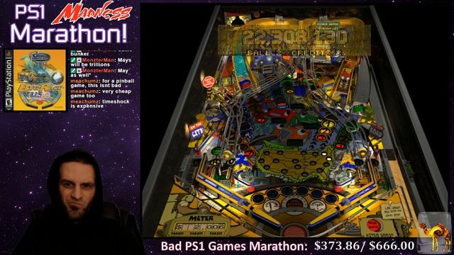 PS1 Madness Marathon #6 14: Pro-Pinball: Big Race USA смотреть онлайн