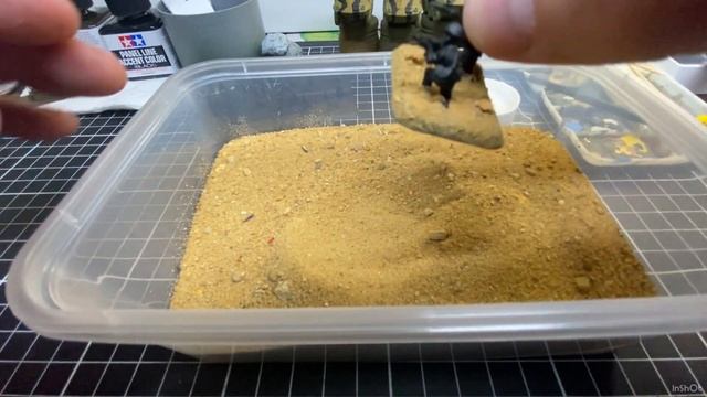 Iraq Army Mech Platoon (1990) Build Part 4 adding sand to the bases. from FOW Team Yankee kits. смотреть онлайн