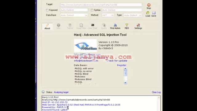 how to hack website with havij pro - sql injection --2017 смотреть онлайн
