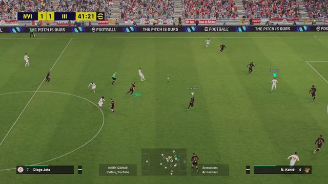 eFootball 2024 игра с Acrossstars 😡 смотреть онлайн