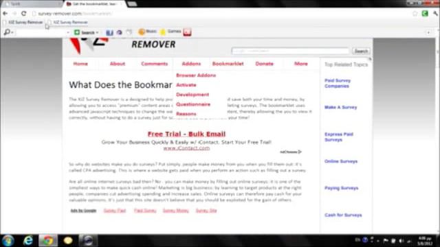 Surveys - How to get rid of them смотреть онлайн