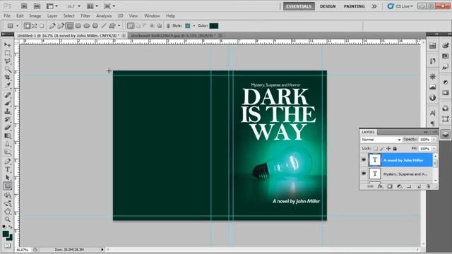 How to Design a Book Cover in Photoshop смотреть онлайн
