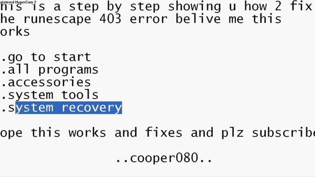 runescape 403 error fix!! смотреть онлайн