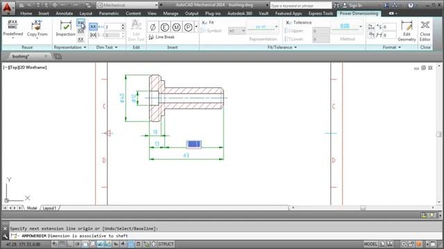 AutoCAD Mechanical 2014 Dimensions смотреть онлайн