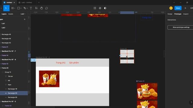 Hiệu ứng Hover giống trang KFC, và Menu con trong figma смотреть онлайн