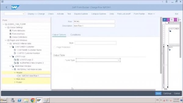 SAP ABAP SMARTFORMS with Table data example