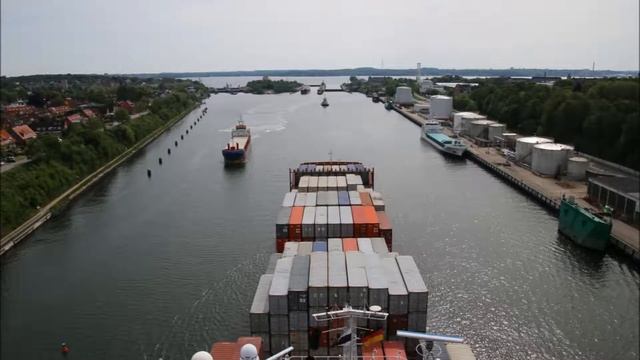 Nord-Ostsee-Kanal Schleuse Kiel-Holtenau смотреть онлайн